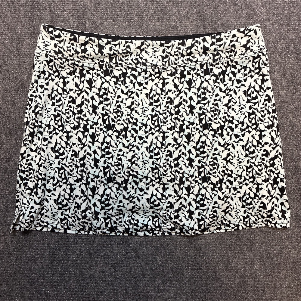 Tranquility By Colorado Clothing Skort Skirt Mint/Black Womens Size Medium